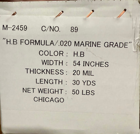 20 Gauge Plastic  (per yd.)