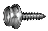 5/16" Screwstuds, B/N with S.S. Self-tapping Screws  (100 pcs.)